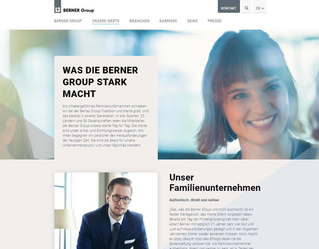 Berner Group macht Antworten auf Branchenherausforderungen erlebbar Berner Group
