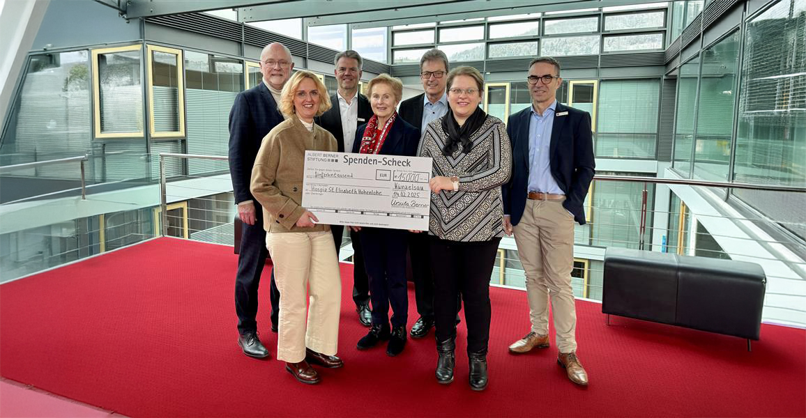 Hospiz St. Elisabeth Hohenlohe kurz vor der Eröffnung: Therapie- und Pflegeeinrichtung erhält Rekorderlös aus Benefizkonzert Berner Group